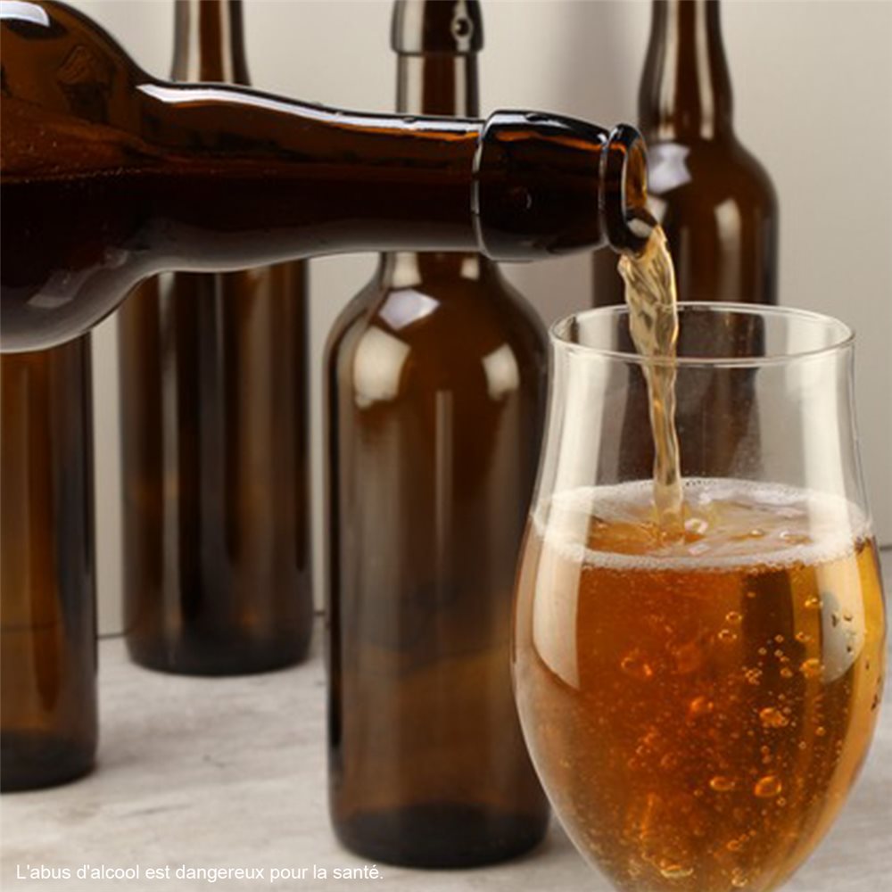 Kit brassage bière débutant et verre personnalisé