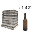 Palette de 1421 bouteilles fumées pour bières
