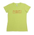 T-shirt femme XL Apple Press Cider Tom Press vert sérigraphie rouge
