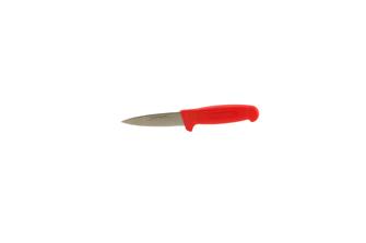 Couteau à saigner professionnel rouge 11 cm